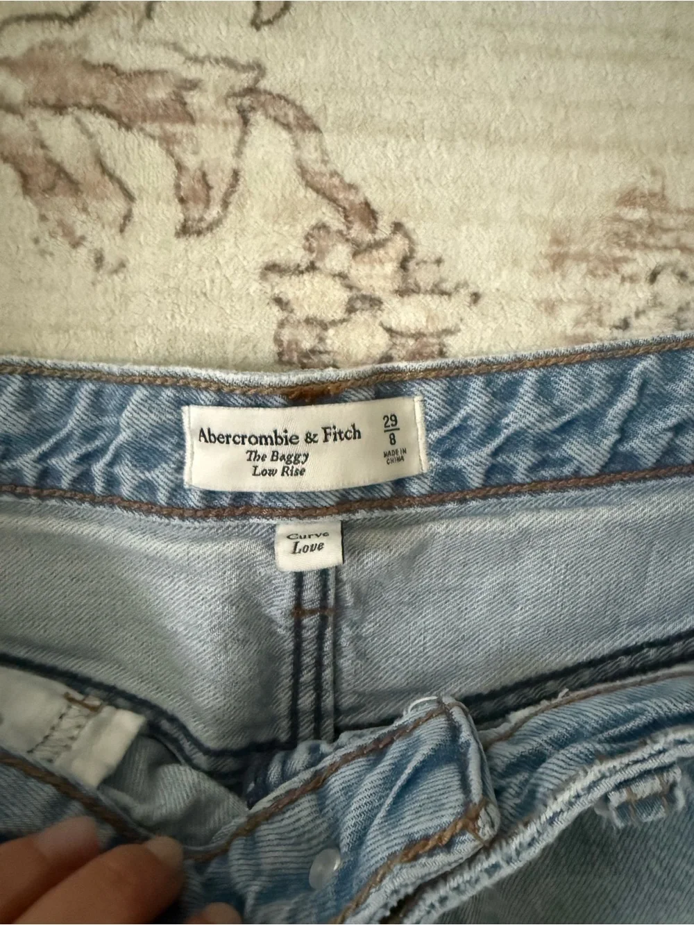 Abercrombie & Fitch The Baggy Low Rise Shorts Size 29